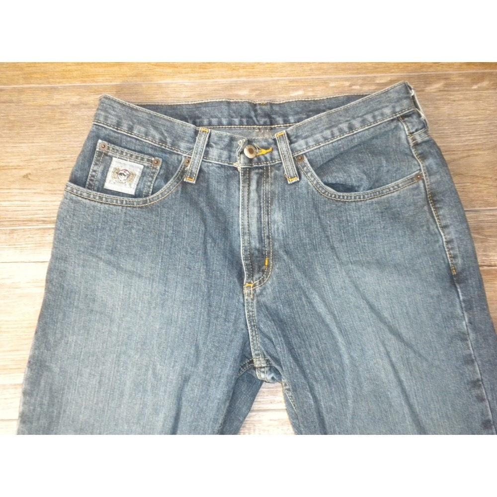 Cinch Jeans Mens 30x34 Blue Denim Silver Label Slim Straight Cowboy Western - Picture 5 of 12